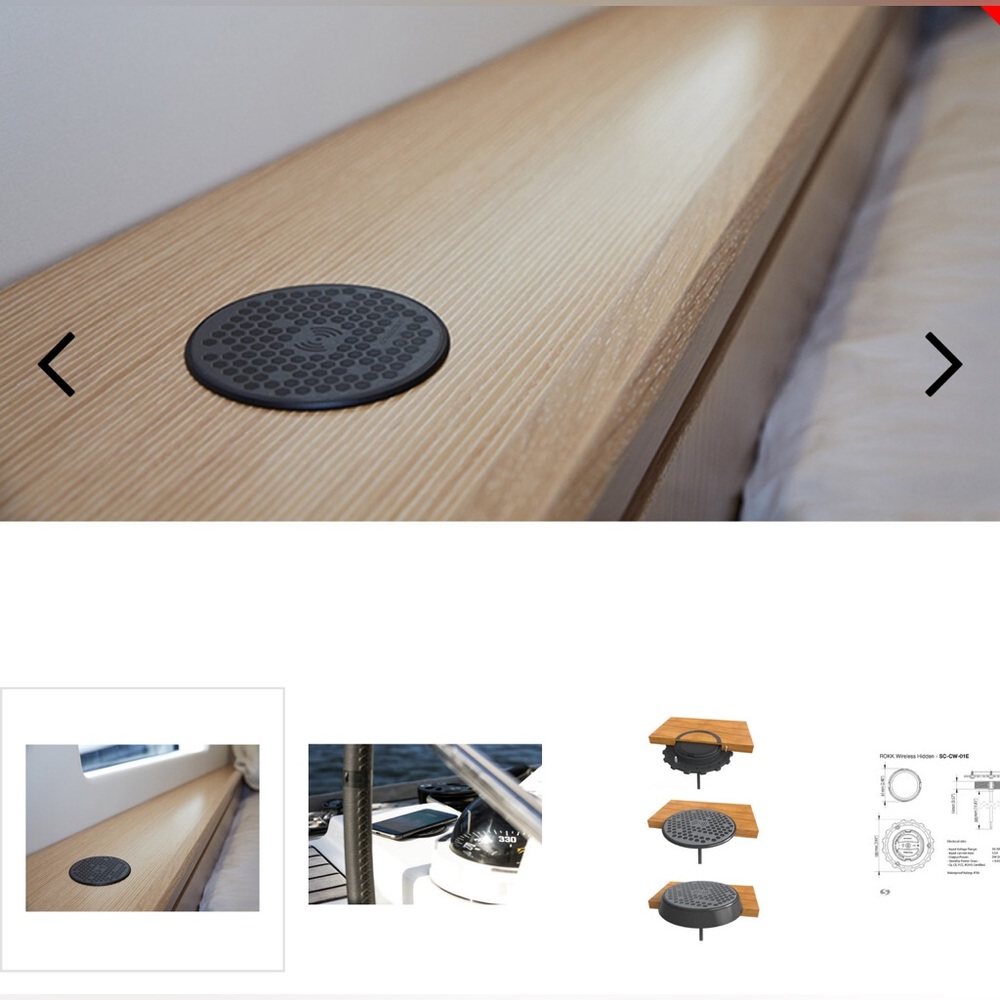 ROKK Wireless Hidden Mount Phone Charger